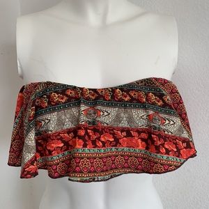 Eidon Kaia Flaunce Bandeau Bikini Top